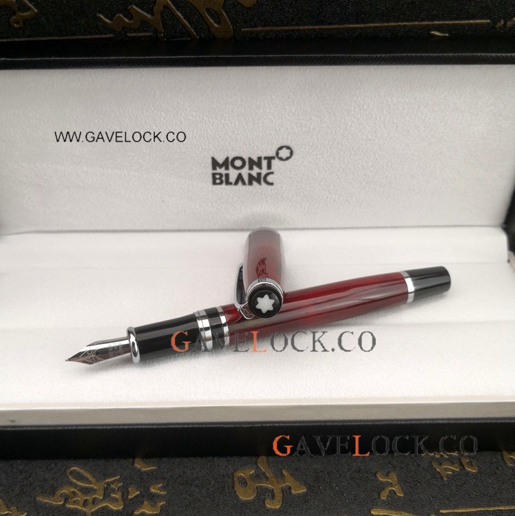 AAA Quality Copy Montblanc Fountain Pens Rose Red